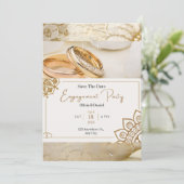 Sohoe Ultra Elegant Wedding Invitation (Debout devant)