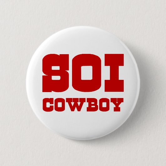 SOI COWBOY RONDE BUTTON 5,7 CM (Voorkant)
