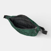 Soie Moire Petit Motif en Vert Forêt (Ouvrir)