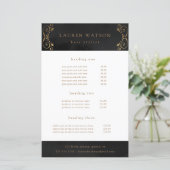 soie noire fleurir service et le prix prospectus (Debout devant)