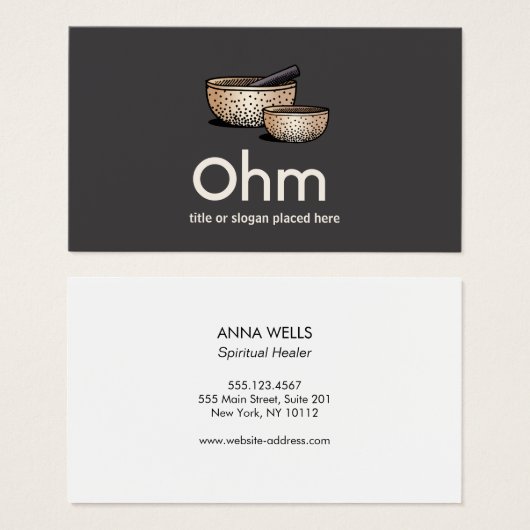 Soigner le son Tibetian Chanter Bowls (Devant & derrière)