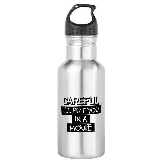 Soigneux, je vous mettrai dans une bouteille d'eau (Devant)