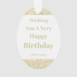 Soin d'anniversaire personnalisé et élégant