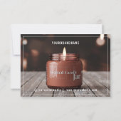 Soin Neutre Aux Bougies Avec Carte D'Instruction P (Dos)