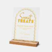 Soin sucré Arc Vavy Jaune Neon fête de graduation (Angle)