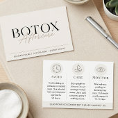 Soins après Botox Beige Minimaliste
