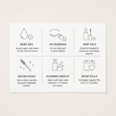 Soins de Beauté Minimalistes pour Cils (Dos)