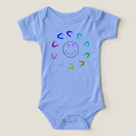 Soins de bébé Sun Hearts (Design Recto)