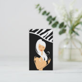 Soins de la peau Massage Spa Vector Carte de visit (Debout devant)