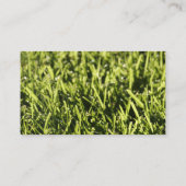 Soins de pelouse Cartes de visite modernes (Dos)