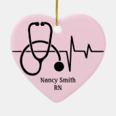 Soins de santé - Ornement en forme de coeur (Dos)