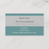 Soins dentaires bleus sensibles de rendez-vous de (Dos)