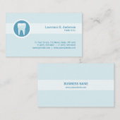 Soins dentaires / carte de visite dentaire (Devant / Derrière)