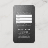 Soins dentaires Noir Blanc moderne Rendez-vous den (Dos)