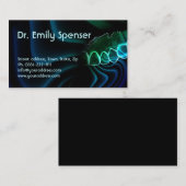 Soins dentaires Orthodontiste Carte de visite fonc (Devant / Derrière)