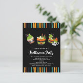 Soins d'Halloween doux et Déplaisants Invitation (Debout devant)