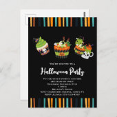 Soins d'Halloween doux et Déplaisants Invitation (Devant / Derrière)