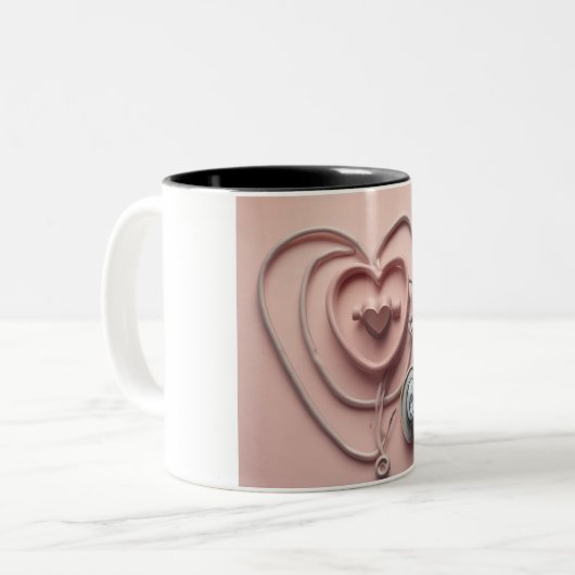 Soins du coeur : Mug en forme de coeur (Devant gauche)