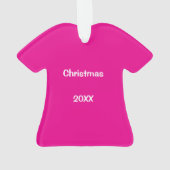 Soins Infirmière Uniforme Chemise Rose Chaud Noël  (dos)