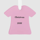 Soins Infirmière Uniforme Chemise Rose Noël Soir (dos)