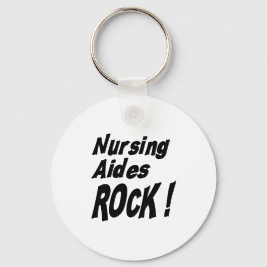 Soins infirmiers Aides Rock! Porte-clés (Recto)