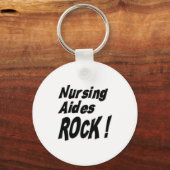 Soins infirmiers Aides Rock! Porte-clés (Recto)