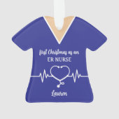 Soins infirmiers de l'urgence personnalisés Noël (dos)