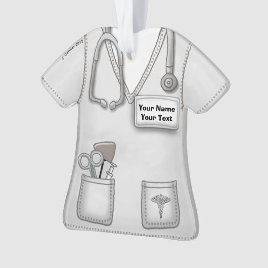 Soins médicaux de l'infirmière blanche (devant)