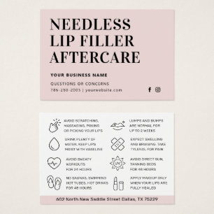 Soins postérieurs Esthétique simple aux lèvres d'a