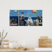 Soir Bleu | Edward Hopper | Poster (Keuken)