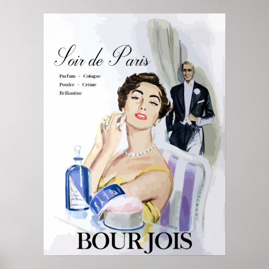 Soir de Paris (Evening of Paris) Poster (Voorkant)