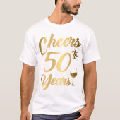 Soirée 50 Ans 50e Fête Hommes T-Shirt (Devant)