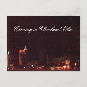 SOIRÉE À CLEVELAND, carte postale OHIO