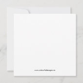 Soirée à Manhattan - Invitation sur mesure (Dos)