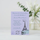 Soirée à Paris Purple Invitation à une soirée à th (Debout devant)