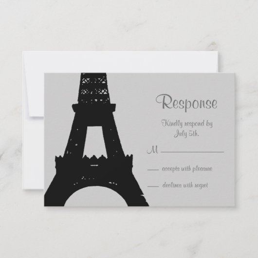 Soirée à Paris RSVP (Devant)