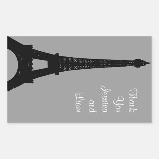 Soirée à Paris Sticker Merci (Devant)