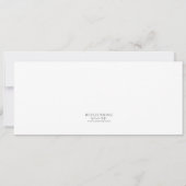 Soirée à Paris Sweet 16 fêtes Invitations (Dos)