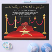 Soirée à thème Tapis rouge avec prospectus Faux Go (Simple)