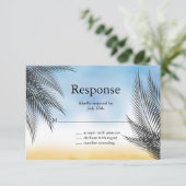 Soirée Aquarelle Palm Feuille RSVP (Debout devant)