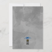 Soirée Argent : Une Invitation Bleue D'Affaires En (Dos)