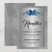 Soirée Argentée : Invitation à une Affaire Bleue e (Devant / Derrière)