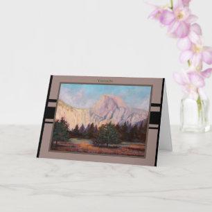 Soirée au Halfdome Carte de voeux pliée