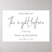 Soirée avant la répétition Mariage Dîner Affiche d (Devant)