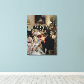 Soiree, c.1880 canvas afdruk (Insitu (Houten vloer))