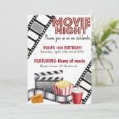 Soirée cinéma Invitation d'anniversaire (Debout devant)