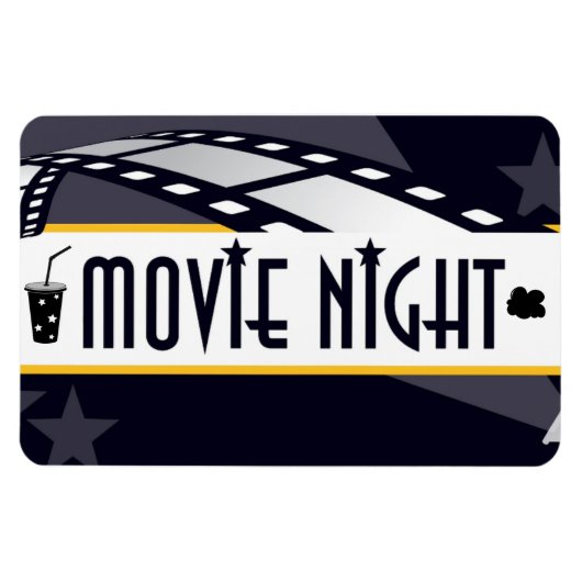 *Soirée cinéma* Magnet flexible (Horizontal)