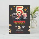 Soirée cinéma, Théâtre - Invitation 5e anniversair (Debout devant)