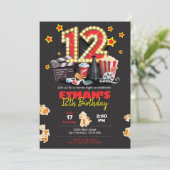 Soirée cinéma, Théâtre - Invitation pour un 12e an (Debout devant)