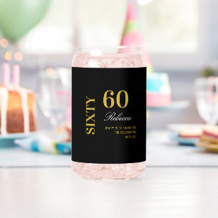 Soirée Cocktail 60th Birthday Black & Gold